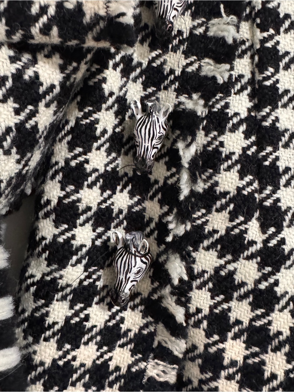 Dolce & Gabbana Black and White Houndstooth Skirt Set - Picture 3 of 11